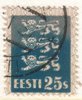 Eesti, Viro 1935 - Coat of arms 25s blue - Colour?