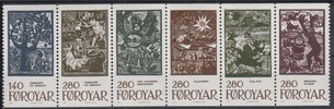 Faroe Islands 1984 - Fairytale Illustrations by Elinborg (1x6)