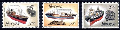 Faroe Islands 1987 - Fishing ships (3)