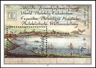 Färsaaret 1987 - West Bay of Torshavn, HAFNIA 87 Stamp Exhibition Souvenir Sheet Färsaaret 1987 - West Bay of Torshavn, HAFNIA 87 Stamp Exhibition Souvenir Sheet