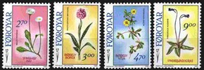 Färsaaret 1988 - Faroe Islands flowers (4) Färsaaret 1988 - Faroe Islands flowers (4)