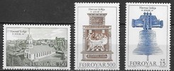 Färsaaret 1989 - Havnar Church, Torshavn, 200th Anniv. (3) Färsaaret 1989 - Havnar Church, Torshavn, 200th Anniv. (3)