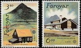 Färsaaret 1990 - Europa CEPT 1990 - Post offices (2)