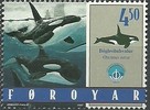 Faroe Islands 1998 - Year of the Ocean Toothed whales 2/4 Faroe Islands 1998 - Year of the Ocean Toothed whales 2/4