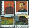 Faroe Islands 1998 - Paintings by Hans Hansen (1920-1970) (4) Faroe Islands 1998 - Paintings by Hans Hansen (1920-1970) (4)