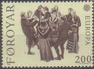 Färsaaret 1981 - Europa CEPT 1981 - Folk dances 2/2 The garter dance Färsaaret 1981 - Europa CEPT 1981 - Folk dances 2/2 The garter dance