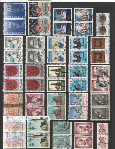 - Finland stamp groups & sheet parts. #3972