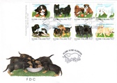 Finland 1998 - Puppies stamps FDC