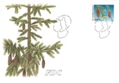 Finland 2002 - Trees 2/3 - 2,50 Spruce FDC