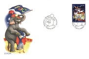 Suomi 2002 - Eurooppa CEPT 2002 - Sirkus FDC Suomi 2002 - Eurooppa CEPT 2002 - Sirkus FDC