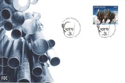 Finland 2002 - Nordic 2002 Contemporary art, Sibelius Monument FDC