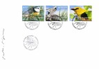 Finland 2001 - Birds (3) FDC autographed