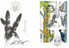 Finland 2001 - Woodpeckers FDC autographed