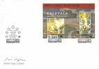 Finland 2004 - Nordic stamps - Kalevala Luonnotar FDC autographed