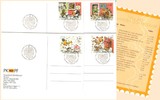 Suomi 1994 - Koiramäen lapset postikorteilla (4) FDC Suomi 1994 - Koiramäen lapset postikorteilla (4) FDC