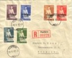 Finland 1942 - East Karelia C. G. E. Mannerheim set (6) FDC Paatene 20.2.42 Finland 1942 - East Karelia C. G. E. Mannerheim set (6) FDC Paatene 20.2.42