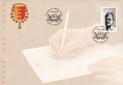 Suomi 2003 - Tasavallan Presidenttti Tarja Halonen 60 vuotta FDC Suomi 2003 - Tasavallan Presidenttti Tarja Halonen 60 vuotta FDC
