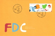 Suomi 2004 - YK:n lapsen oikeuksien sopimus 25 vuotta (pari) FDC Suomi 2004 - YK:n lapsen oikeuksien sopimus 25 vuotta (pari) FDC