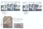 Suomi 2006 - Suomenlinna yhteisjulkaisu Suomi Ruotsi (3+3) FDC