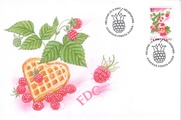 Suomi 2007 - Marjoja - Vadelma FDC Suomi 2007 - Marjoja - Vadelma FDC