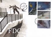 Finland 2008 - Alpine skiing (4) FDC