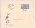 Leijonamalli m54 5mk violetti FDC