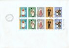 Finland 1972 - Regional costumes 1-5 BOOKLET FDC