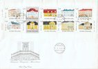 Suomi 1982 - Suomalaisia kartanoita OIKEAN REUNAN HAMMASTUS PUUTTUU FDC Suomi 1982 - Suomalaisia kartanoita OIKEAN REUNAN HAMMASTUS PUUTTUU FDC