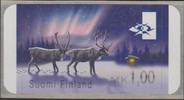 Finland 2000 - ATM 38 Reindeers 3,00 mk nice Helsinki 10 3.11.2000