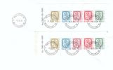 Finland 1985 - Finland slot machine booklet av 12, (2x 1982-06-1985) 1.11.1985 FDC