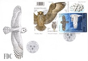 Suomi 1998 - Pöllöjä pienoisarkki FDC Suomi 1998 - Pöllöjä pienoisarkki FDC