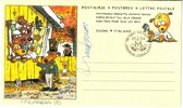 Finland 1994 - Postal letter Doghill childrens Koiramäki autographed !