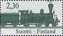 Suomi 1987 - Finlandia 1988 postijunat 4/4 - 2,30mk veturi Suomi 1987 - Finlandia 1988 postijunat 4/4 - 2,30mk veturi