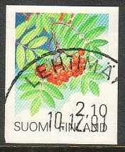 Finland 1991 - Provincial Flowers - Sorbus - Lehtimäki 10.12.91