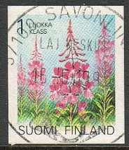 Suomi 1992 - Maakuntakukat - Maitohorsma - 57100 Savonlinna 16.6.1996