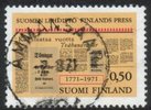 Finland 1971 - Bicentenary of the Finnish press - Ämmänsaari 2.8.71