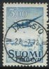 Suomi 1963 - DC-6 talvimaisemassa 3,00 mk tyyppi x I - Jalasto 22.7.72