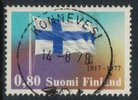 Suomi 1977 - Itsenäinen Suomi 60 vuotta 0,80mk - Konnevesi 14.8.78 Suomi 1977 - Itsenäinen Suomi 60 vuotta 0,80mk - Konnevesi 14.8.78