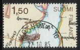 Finland 1985 - FINLANDIA ’88 postal map 2/4 - Kokkola 10 27.10.85