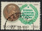 Suomi 1985 - Svenska Litteratursällskapet i Finland, 100 vuotta - Särkimo 22.10.85 Suomi 1985 - Svenska Litteratursällskapet i Finland, 100 vuotta - Särkimo 22.10.85