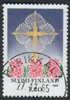 Finland 1985 - Christmas stamp 1985 1/2 Cross of St. Thomas - Parikkala 27.12.85