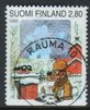 Suomi 1995 - Ystävyydellä 5/8 - Postilaatikolla talvisäässä - Rauma 10 8.6.99