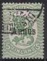 Suomi 1919 - Aunus 5p vihreä ID 25098