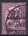 Finland 1919 - Finland Aunus 40p lilac ID 25111