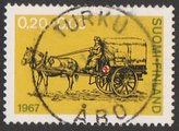 Punainen Risti 1967 1/3 - Hevosambulanssi - Turku