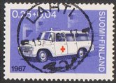 Suomi 1967 - Punainen Risti 1967 2/3 - Ambulanssi - Lahti 13.1.69 Suomi 1967 - Punainen Risti 1967 2/3 - Ambulanssi - Lahti 13.1.69