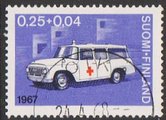 Suomi 1967 - Punainen Risti 1967 2/3 - Ambulanssi - Kotka 24.4.68 Suomi 1967 - Punainen Risti 1967 2/3 - Ambulanssi - Kotka 24.4.68