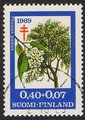 Anti tuberculosis 1969 3/3 - Bird Cherry - Pori 2.10.69