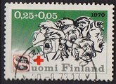 Red Cross 1970 1/3 - On the Lapp's Magic Rock - Helsinki 20.8.73