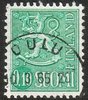 Finland 1963 - Lion type m63 0,10mk green - Oulu 10.3.65